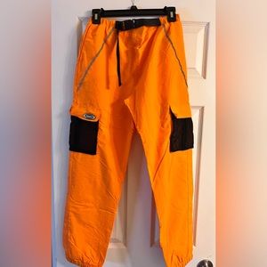 reflective orange pants